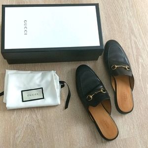 Gucci black mules